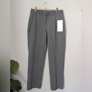 NWT Lululemon Gray Straight-Leg Workwear Pants